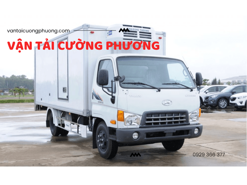 xe tải chở hàng có chiều cao