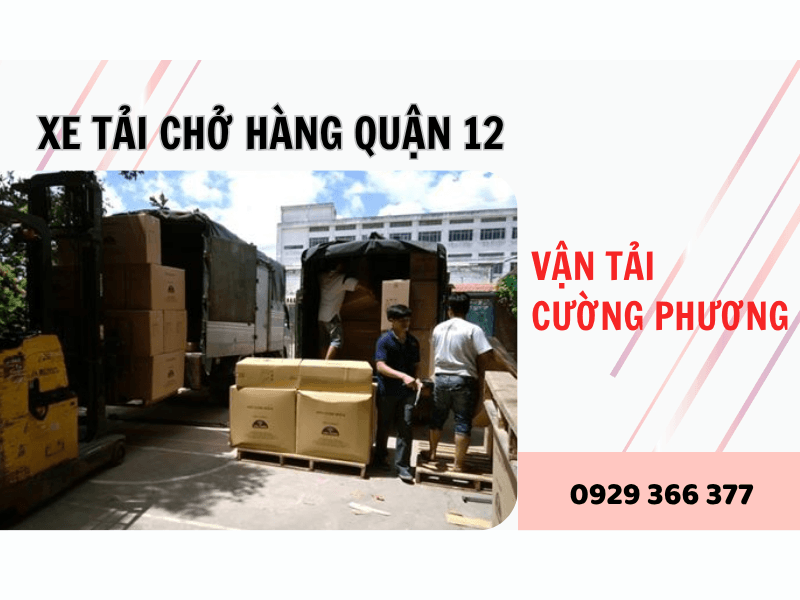 xe tải chở hàng quận 12