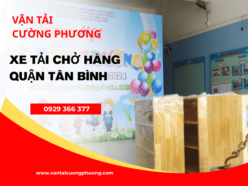 xe tải chở hàng quận Tân Bình