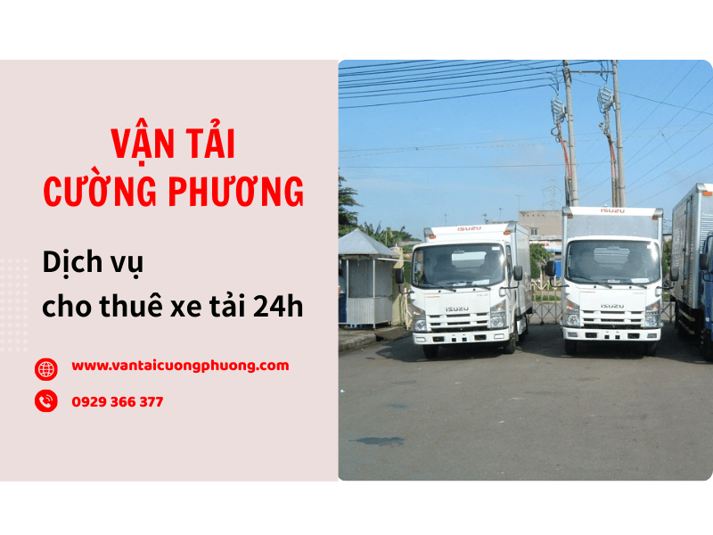 cho thuê xe tải 24h
