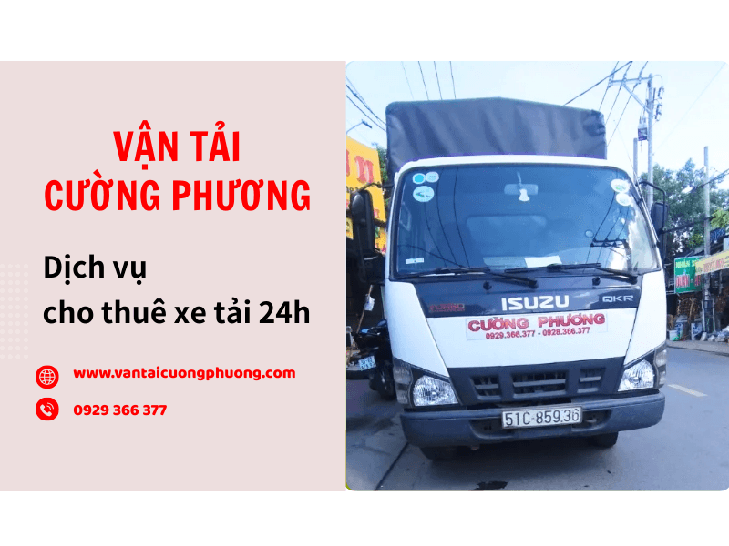 cho thuê xe tải 24h