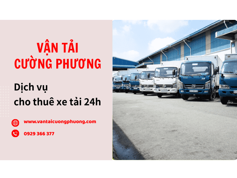 cho thuê xe tải 24h