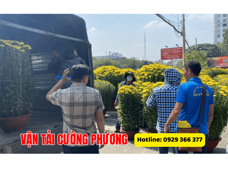 thuê xe tải chở hàng cuối năm