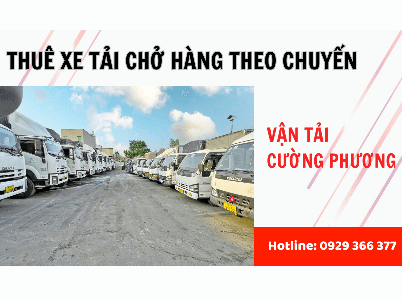 thuê xe tải chở hàng theo chuyến