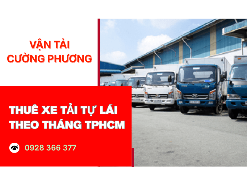 thuê xe tải tự lái theo tháng TPHCM