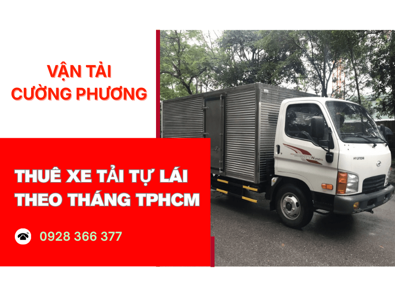 thuê xe tải tự lái theo tháng TPHCM