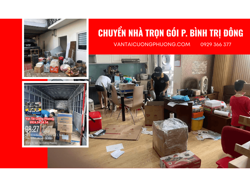 Chuyển nhà trọn gói Phường Bình Trị Đông