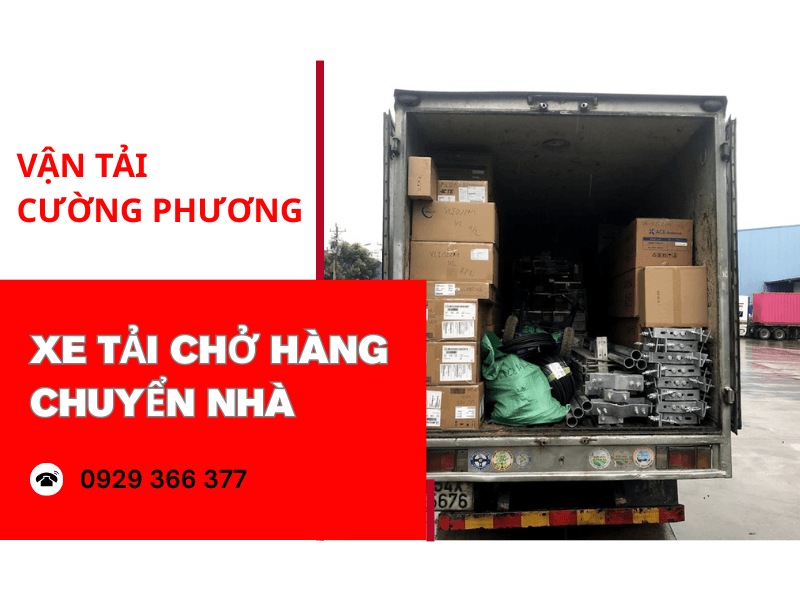 dịch vụ xe tải chở hàng chuyển nhà